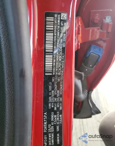 2024 Dodge Hornet R/T from USA, damaged, VIN ZACPDFCW8R3A30402